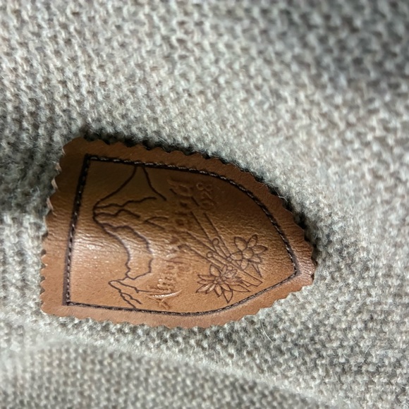 Almgwand traditional tan women jacket, wool blend , 10 - Picture 7 of 9